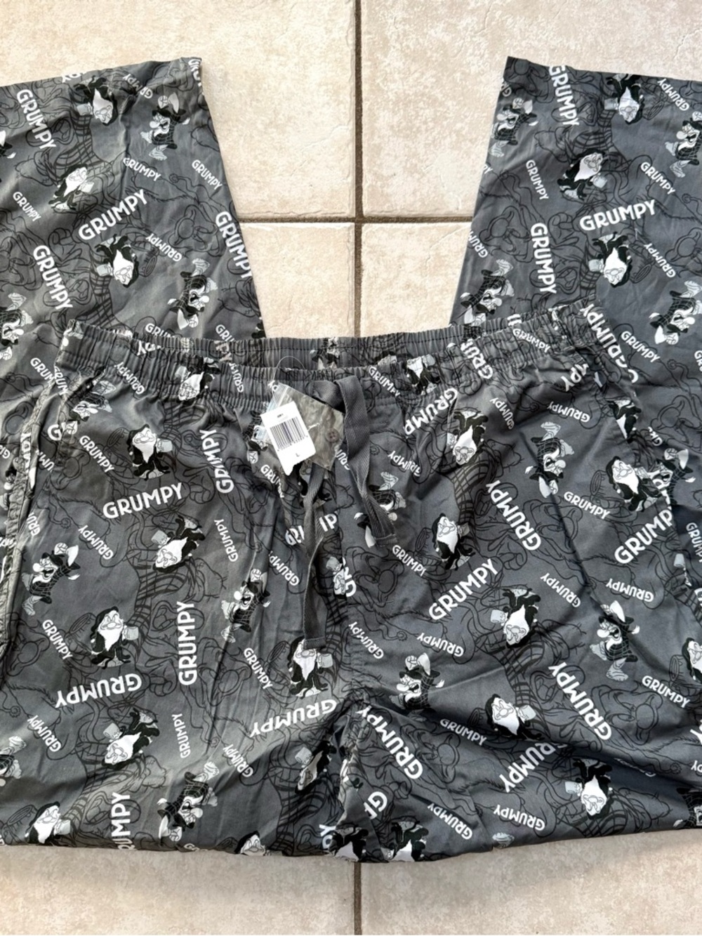 NWT Disney Parks ‘Grumpy’ Unisex Lounge Pants